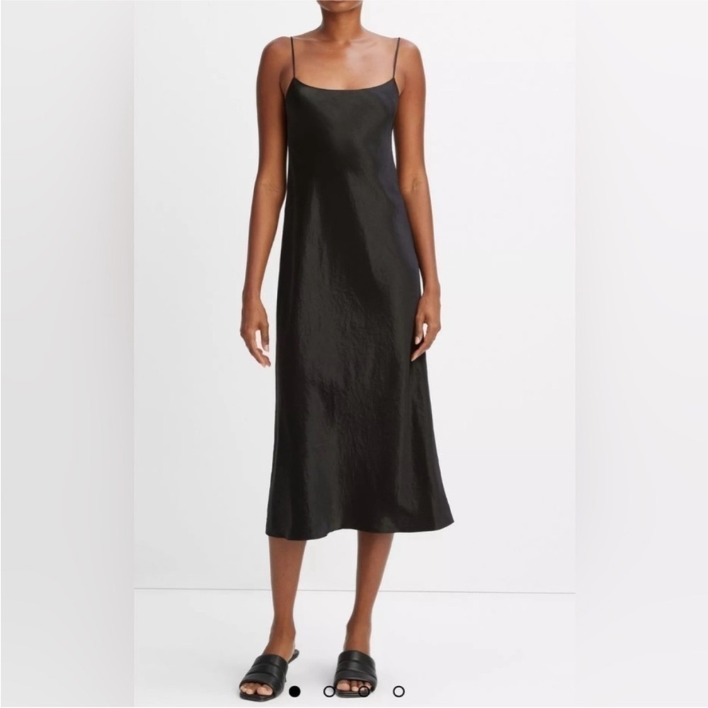 Vince  Black Slip Dress